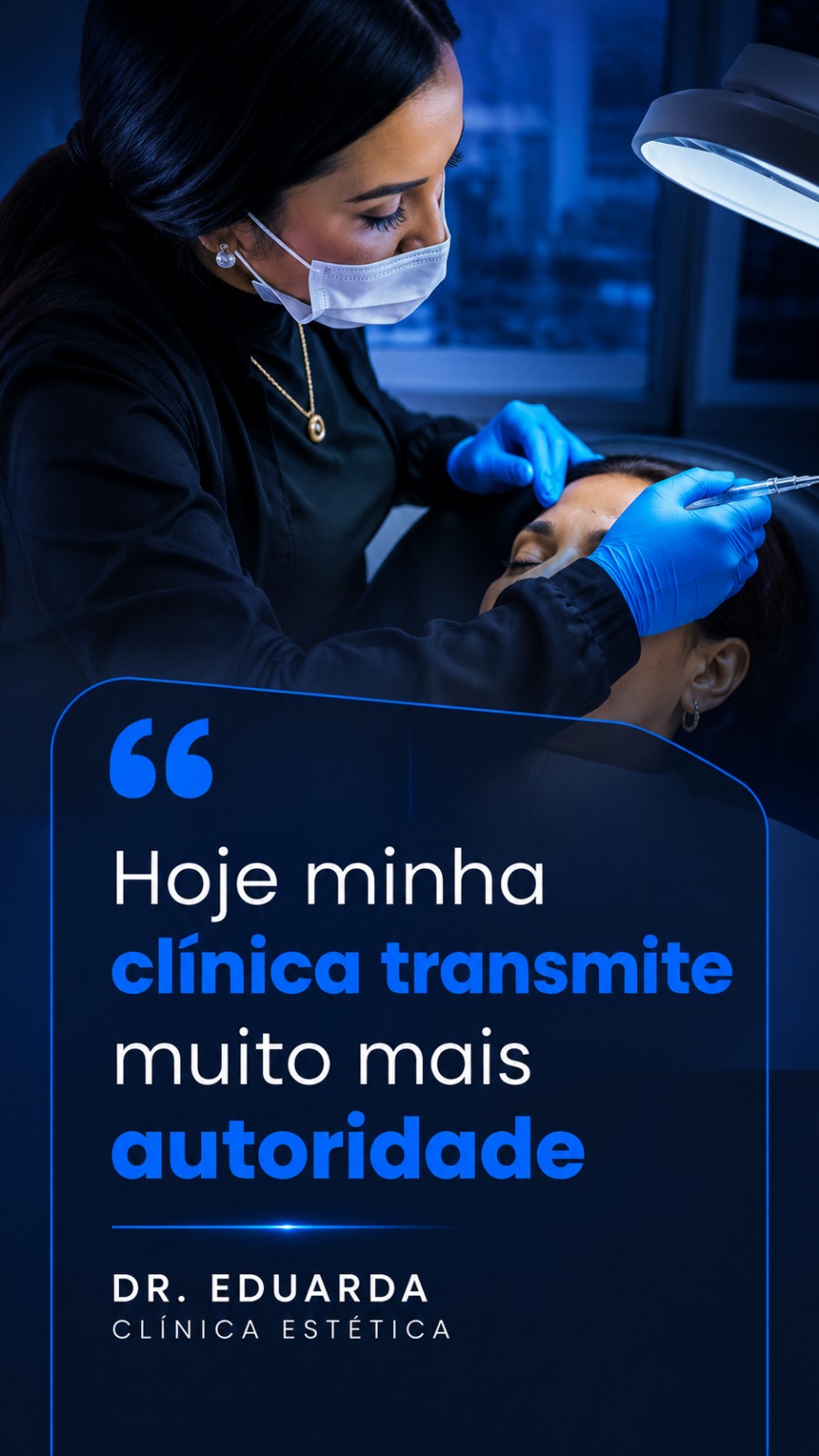 Depoimento em vídeo da Dra. Eduarda: tráfego pago para clínica de estética, de agenda vazia a pacientes novos todos os dias